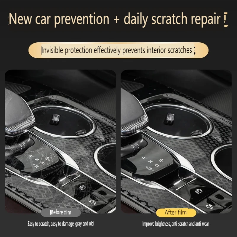 Прозрачная защитная пленка из ТПУ для приборной панели Changan UNIT 2020 T 2021-1 5