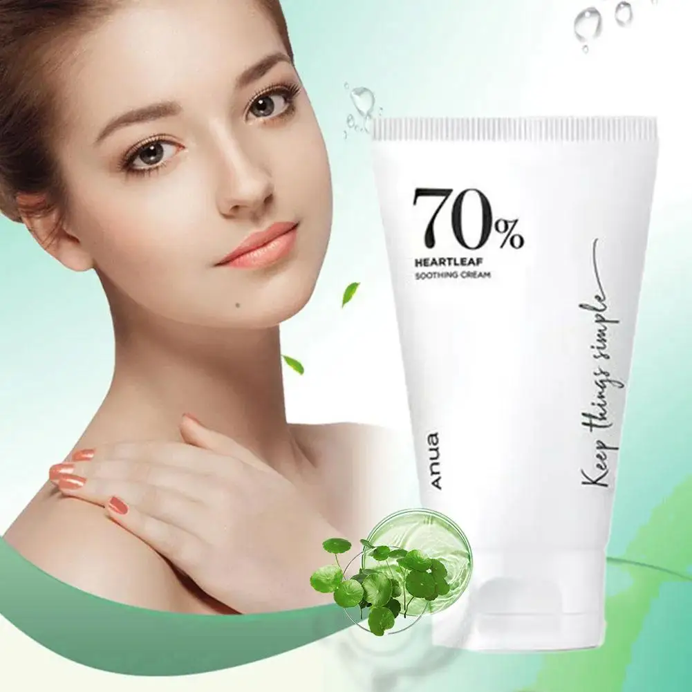 100 мл Южная Корея Anua Heartleaf 70% крем для шланга с высокой концентрацией Houttuynia и