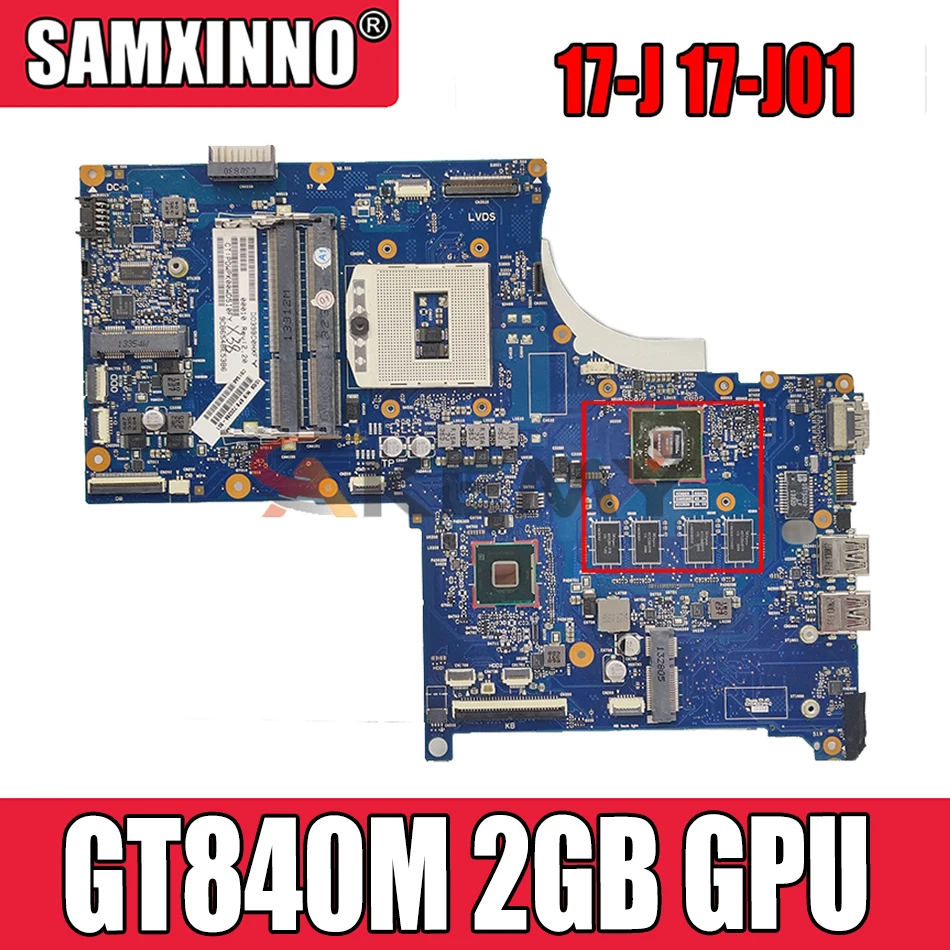 

Akemy For HP Envy 17-J 17-J01 Laptop Motherboard HM87 DDR3L GT840M 2GB GPU 773370-001 773370-501 Main Board