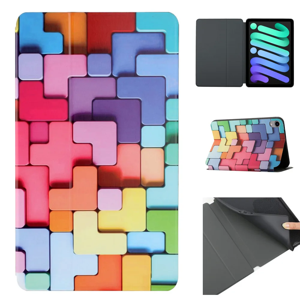 

Solid Color Two-fold voltage Tablet Protective Case for iPad Mini 5 4 3 2 1 Pro 11 Air 3 10.5 10.2 Air 1 2 Pro 9.7 2016 Cover