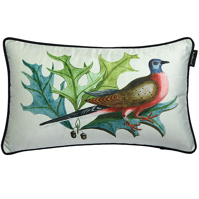 

Mystical White Horse Cushion Cover Chinese Traditional Retro Pattern Throw Pillow Case For Sofa Chair Seat Settee