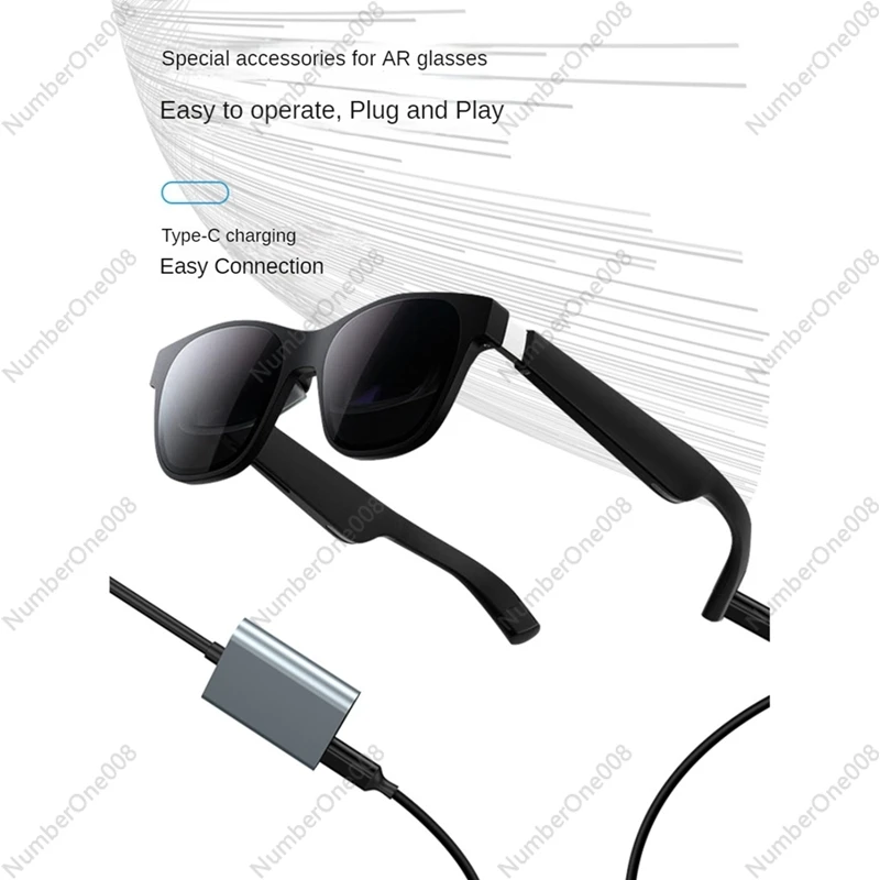 Модуль зарядки трансмиссии AR Очки Hub Зарядный адаптер Костюм для умных очков
