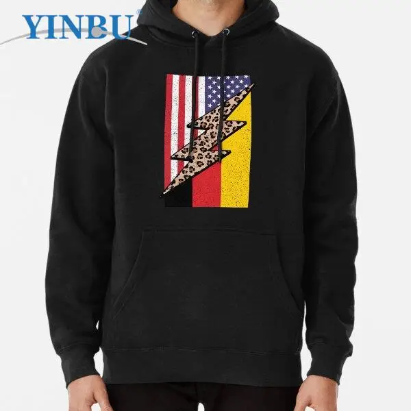 

Половина Американский половина немецкий Леопардовый принт из Германии пуловер Толстовка 2023 Новинка модная одежда