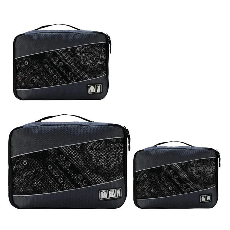 6 Pcs/Set Waterproof Travel Storage Bag Luggage Organizer Clothes Shoe Tidy Pouch Suitcase Packing Holiday Travel Accessories