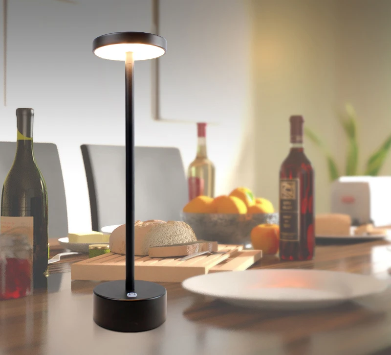 Светодиодная Водонепроницаемая перезаряжаемая настольная лампа из