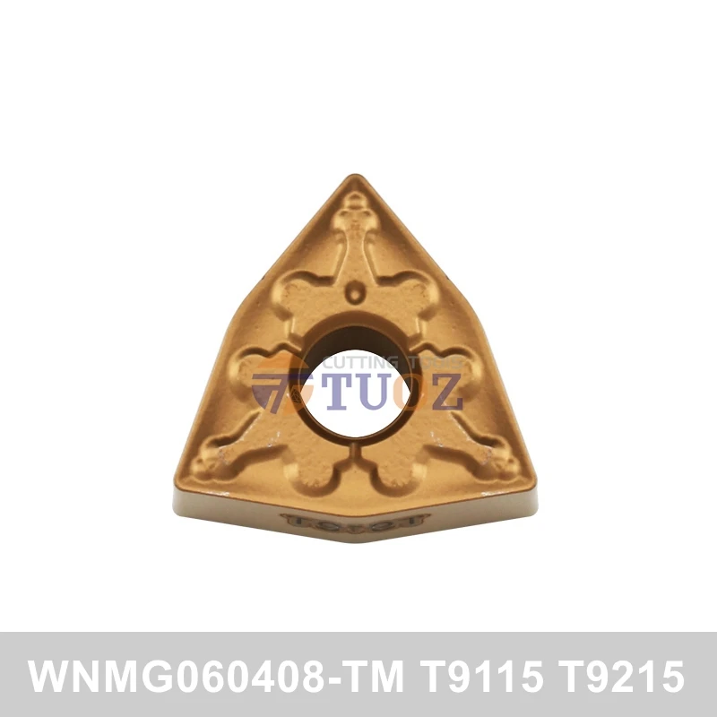 

100% Original WNMG060408-TM T9115 T9215 R0.8 Carbide Insert WNMG 060408 -TM WNMG0604 CNC Lathe Cutter Turning Tools