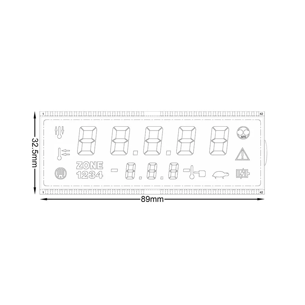 Фото Дисплей для контроллеров кабины Thermo King 45-1866, 45-1626, 451866, 451626 MDII KDII RDII TDII TS500 TS300 №3