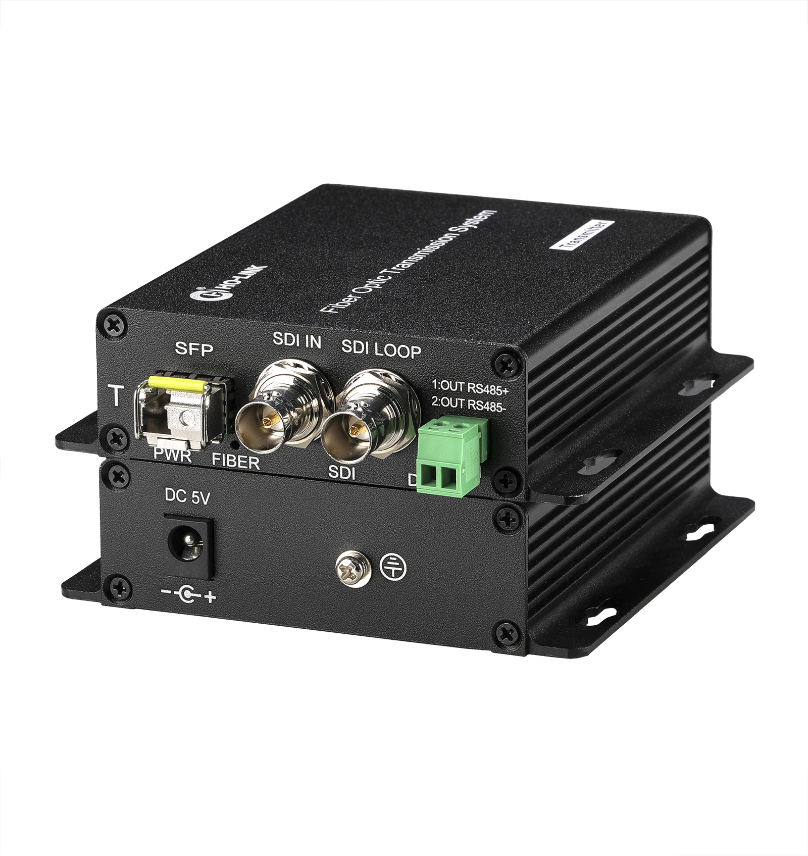 Фото Конвертер видео HD 3G-SDI в оптоволокно LC SFP, одномодовый, одноволоконный, до 20 км, без сжатия №2