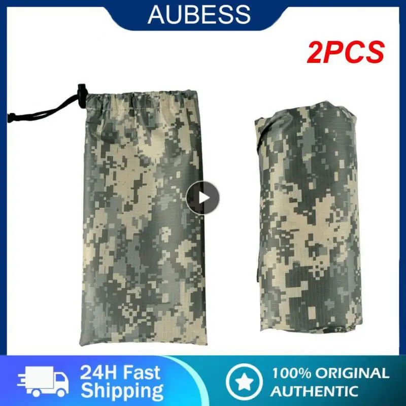 

2PCS Outdoor Military Breathable Camouflage Poncho Jungle Tactical Raincoat Birdwatching Hiking Hunting Ghillie Suit Travel Rain