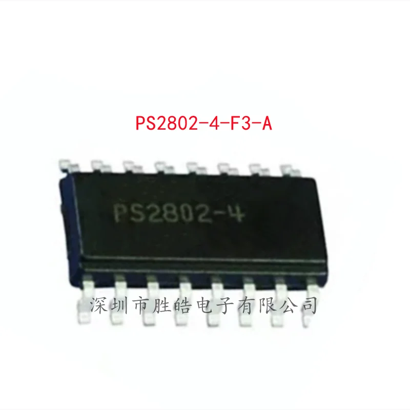 

(5PCS) NEW PS2802-4-F3-A PS2802 4-F3-A Optocoupler Optoelectronic Coupler PS2802-4-F3-A SOP-16 Integrated Circuit