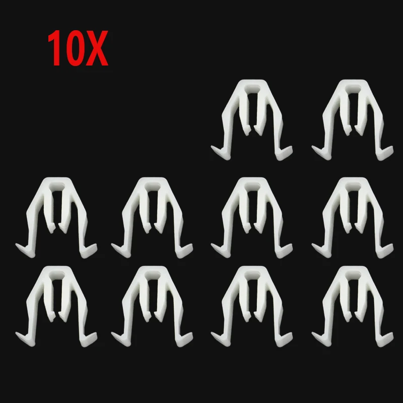 

10 шт., зажимы для приборной панели CD-плеера, белый пластиковый зажим 09409-08326 для Toyota Suzuki Jimny для Sienna Swift