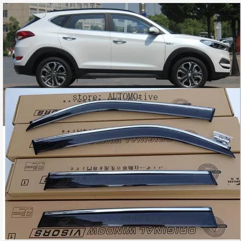 4 шт./партия защитный козырек для Hyundai Tucson 2015 2016 2017 2018
