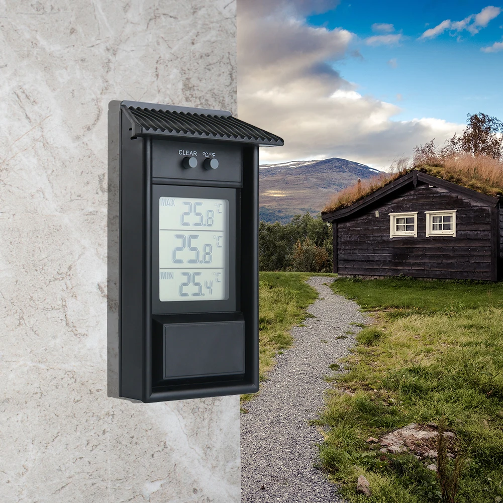 

Новый электронный термометр функция памяти для макс мин холодильник термометр водонепроницаемый для внутреннего наружного использования