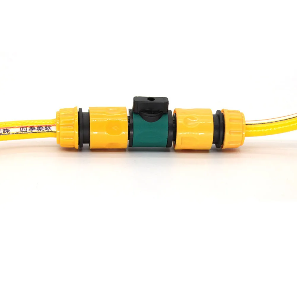 

Garden Watering Hose Two-Way Nipple Connector With Switch Quick Plug Connector Gardening Tools And Equipment Agriculture Tools