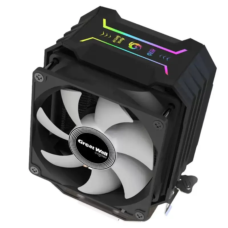 Great Wall G200 CPU cooler copper tube intel AMD 1700/1150 1155-pin computer CPU fan AM2 AM3 LGA775 115X High Quality Fan