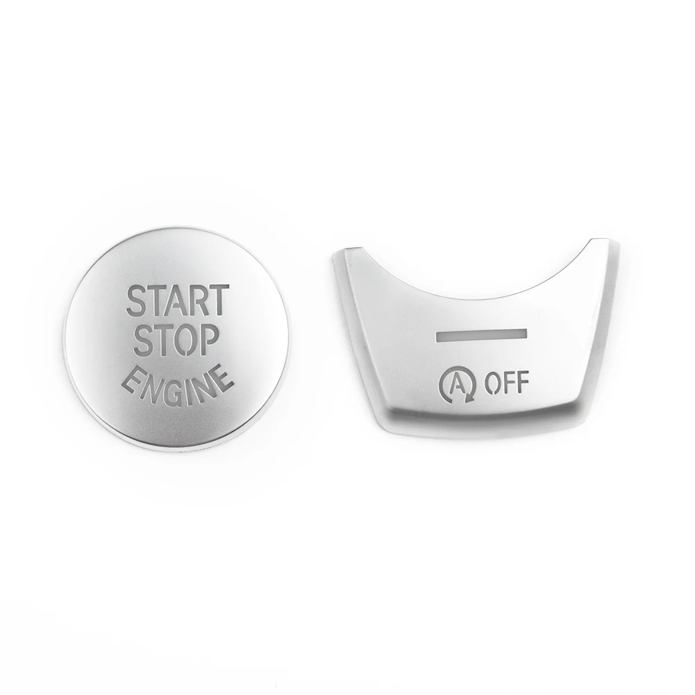 

2pcs Button Cover For BMW 5 / 6 / 7 Series F10 GT F07 2011-2017 Push Start Stop Switch