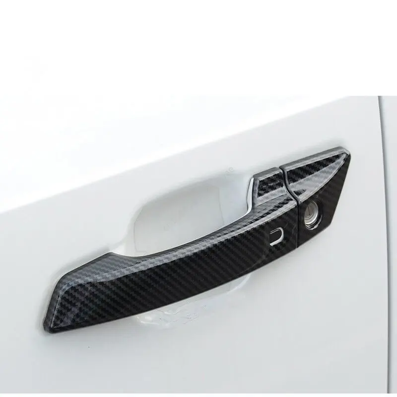

Carbon Fiber Chrome Car Door Handle Cover Trim For CHANGAN CX70 CS55 CS75 CS95 Styling Accessories