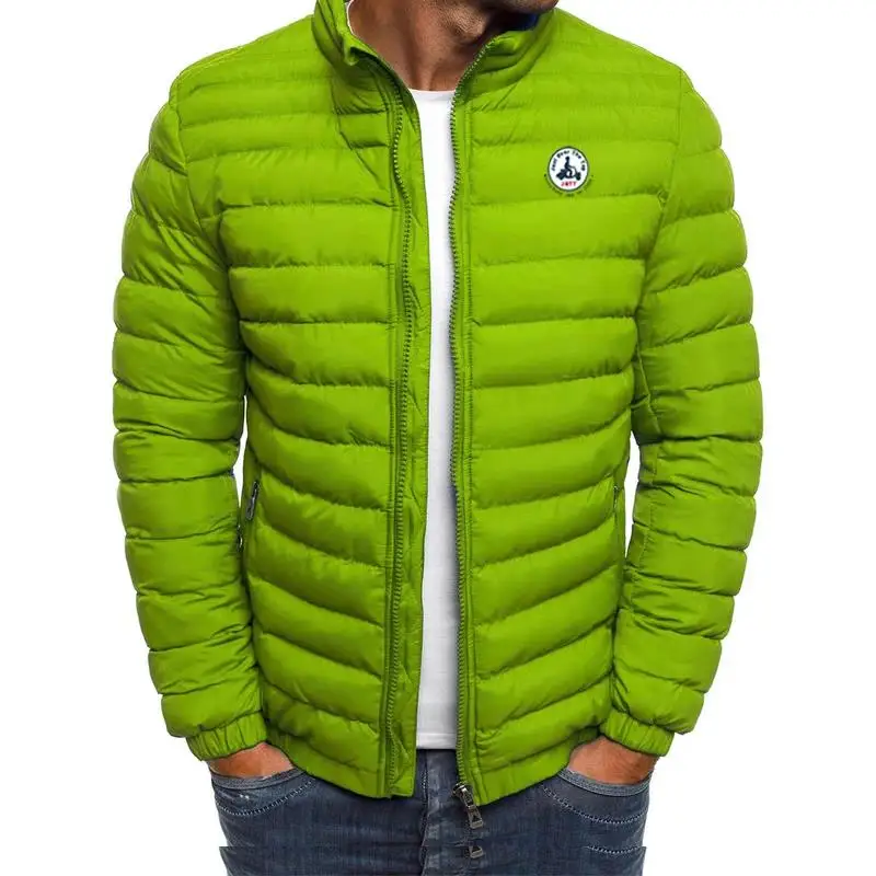 Новинка 2024 модная зимняя куртка с воротником в уличном стиле Повседневная