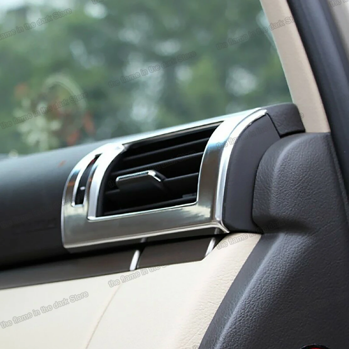 

matt silver abs car dashboard vent trims for lexus rx rx270 rx350 rx450h 2010 2009 2011 2012 2013 2014 2015 air conditioning