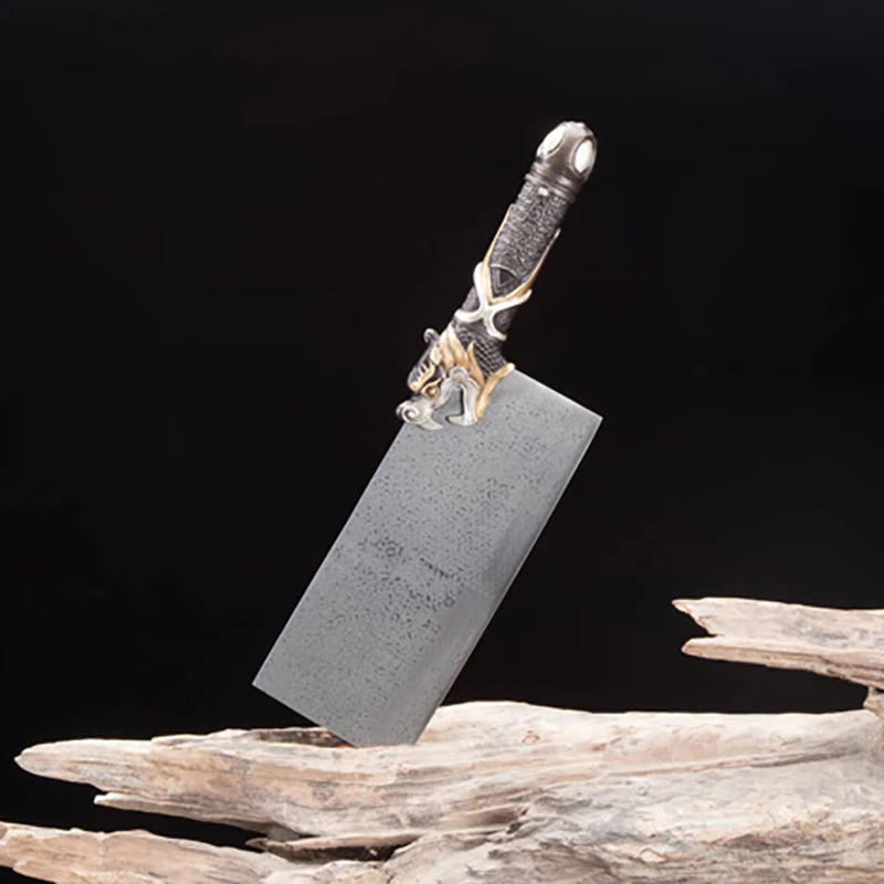 

Handmade Damascus Knife 67 Layers Damascus VG10 Steel 8 Inch Cleaver Slicing Longquan Kitchen Knife Copper Handle Cooking Tools