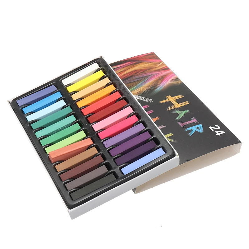 

24 Colors Painting Crayons Soft Pastel Set Pastel Graffiti Sketch Hair Coloring Art Supplies Stationery For Students