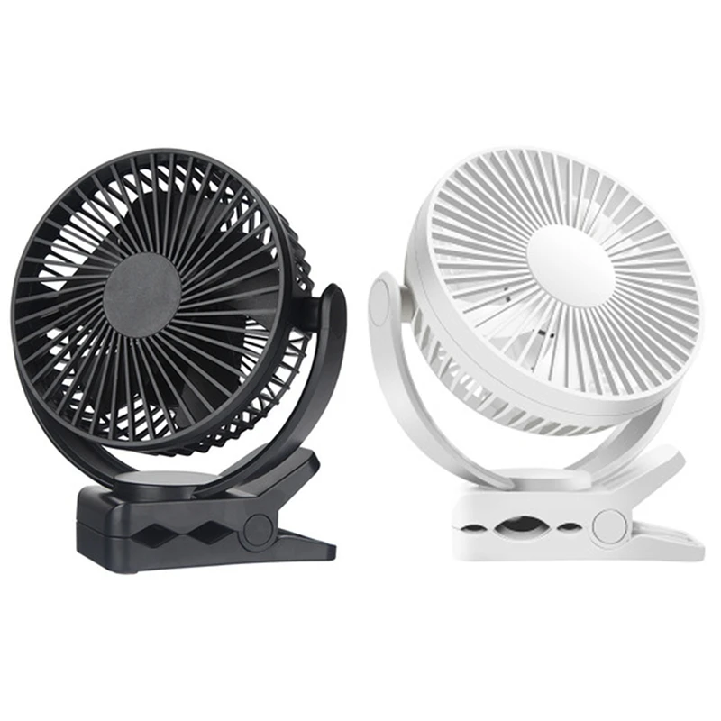 

USB Portable Fan, 3 Speeds, Sturdy Fixture, Super Airflow, Very Suitable For Golf Cart Outdoor Camping Hurricane