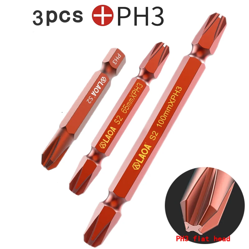 

LAOAPrecision Двусторонняя магнитная отвертка S2 PH3