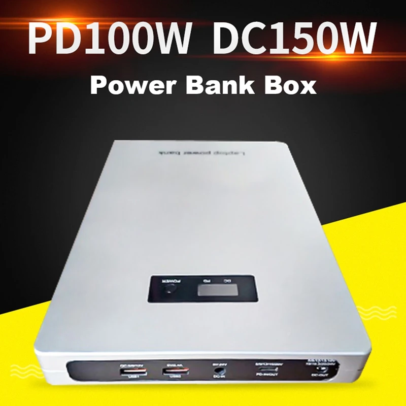 

18650 Battery Power Bank Box LCD Display 60000Mah Power Board For 18650 Battery DIY Box Powerbank Case For Phone Tablet