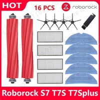 roborock s7 s70 s7max t7s t7s plus main brush hepa filter mop pad spare parts vacuum cleaner accessories