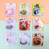 24 piecespack of kawaii cartoon sanrio anime my melody stickers cute toys mini decorations diy stationery labels stickers gifts