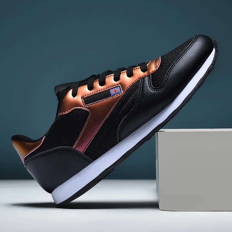 Retro Athletic Running Shoes Men Luxury Designer Trainers Platform Flats Men's Jogging Shoes Breathable Mesh Men Sports Sneakers