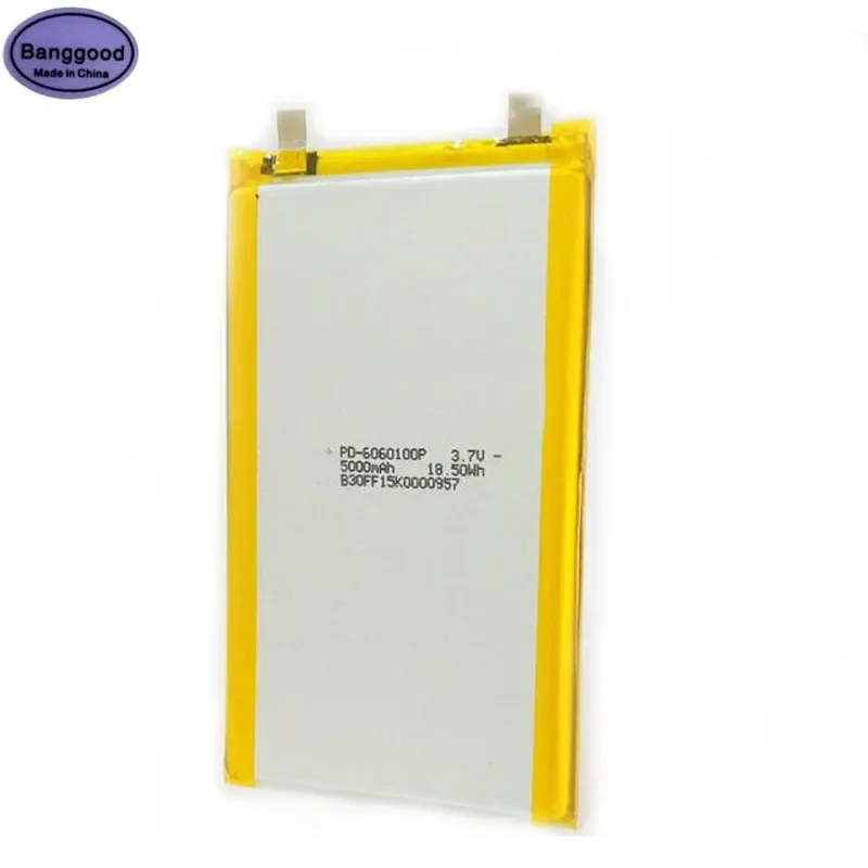 

3.7V 5000mAh 6060100 0660100 Lipo Polymer Lithium Rechargeable Li-ion Battery Cells for GPS E-Book Powerbank Power Bank Battery