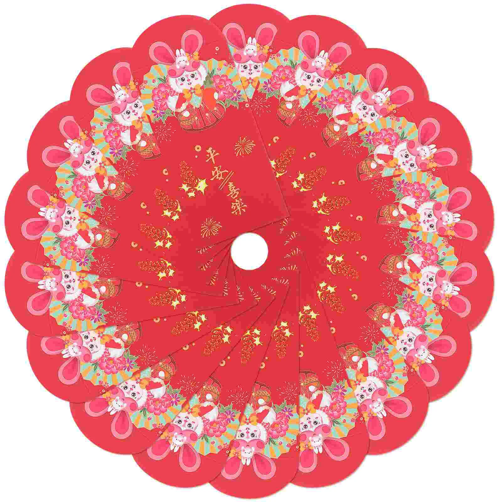 

Red Money Packet Year Envelopesnew Envelope Rabbit Lucky Festival Pocket Packets Luck Bunny Chinese Spring Pockets Cartoon Gift