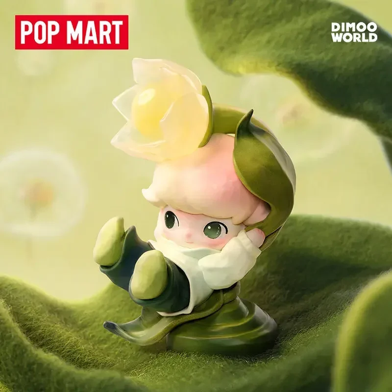 Фото POPMART DIMOO MOMENTS IN BLOOM Серия оригинальных игрушек-сюрпризов в закрытой упаковке, милые модели, аниме-фигурки, подарок на день рождения №4