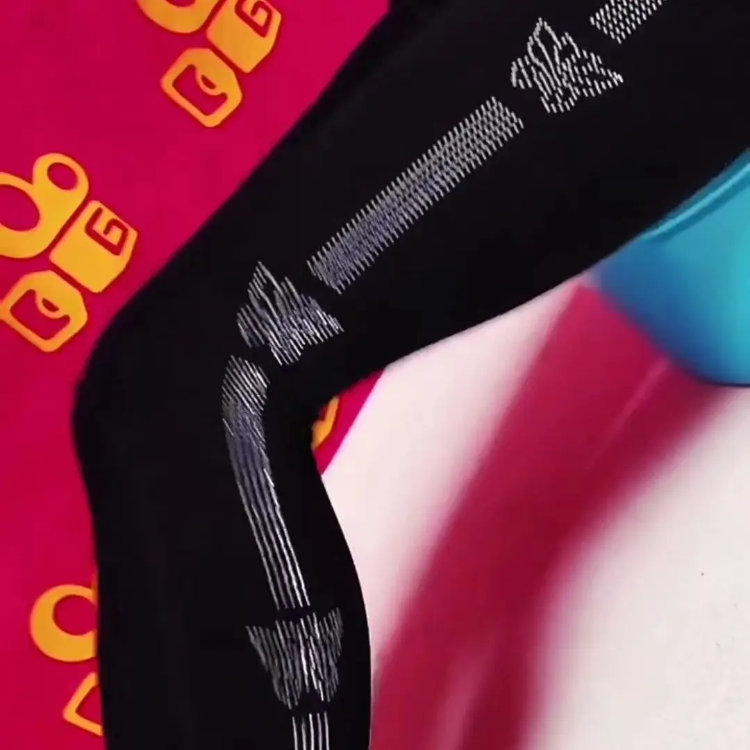 Женские леггинсы с блестками черные и Серебристые брюки-карандаш высокой талией