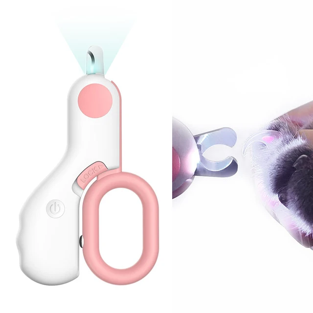 Professional Cat Nail Clipper Cat Cutter Scissors with Light Pet Nail Clipper for Cat Dog Grooming Claw Scissors Pet Products 1