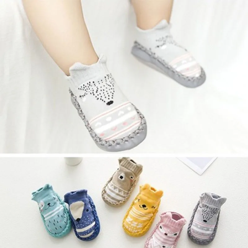 

Autumn and Winter New Baby Socks Shoes Children Baby Floor Anti-slip Socks Boat Socks Three-dimensional Toddler Shoes Socks