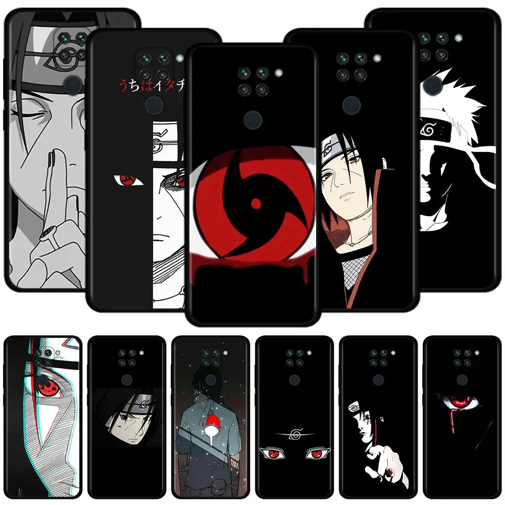 

Phone Case For Xiaomi Redmi K40 9 9a 9c 10 10c K50 K40s Note 8 10 11 Pro 9S 9T 9 8T 11S 11T Coque Naruto Uchiha Itachi