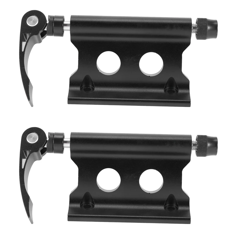 

2X Bike Bicycle Car Roof Rack Carrier Quick Release Alloy Fork Lock Mount Racks Stable Quick Mounting Tools Black