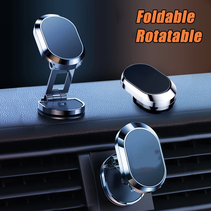 

Rotatable Magnetic Car Phone Holder Mobile Phone Support Foldable Magnetic Car Air Vent Mount Holder For iPhone Samsung Xiaomi