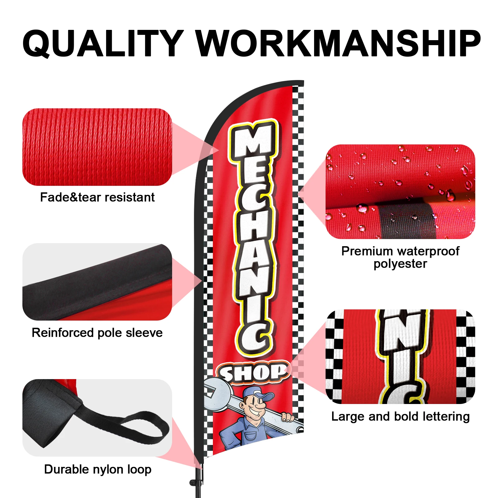 FSFLAG 1 шт. 280 см флаг с перьями механика флагштоком рекламный наружный баннер