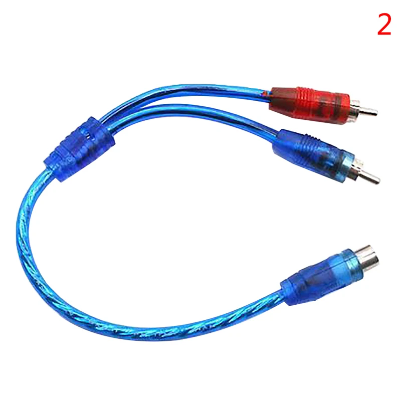 

Автомобильный аудио MP3 RCA Y-разветвитель Кабель-адаптер конвертер для автомобильного AUX усилителя