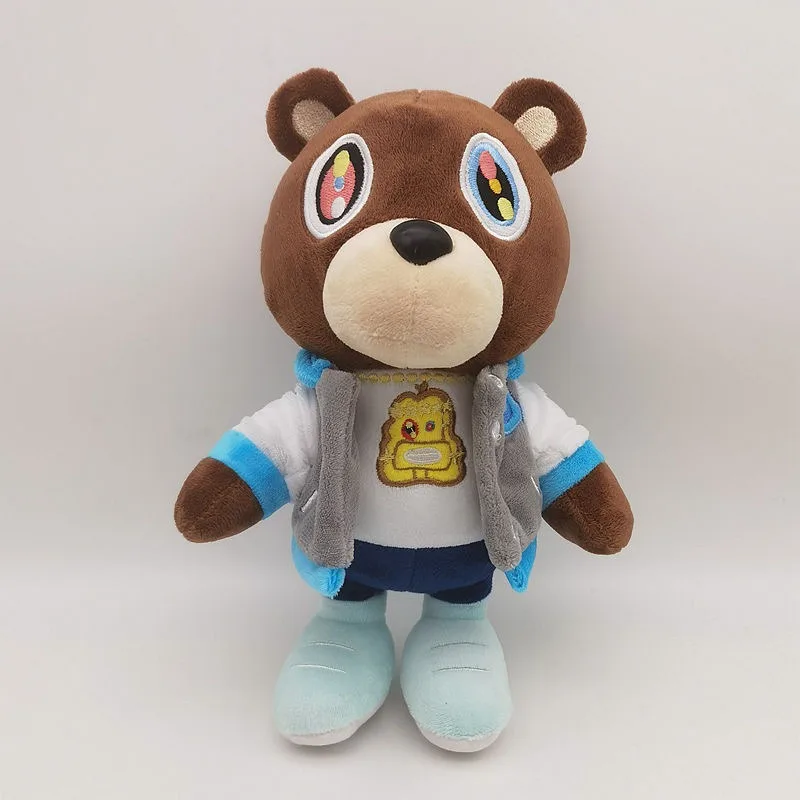 

Мультяшный медведь Kanye Тедди Kanye плюшевый медведь плюшевая игрушка кукла аниме фигурка кавайная игрушка милый маленький ребенок подарок на день рождения