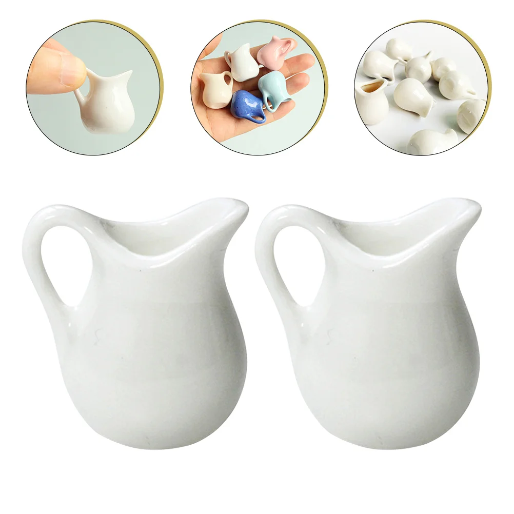 

Milk Pitcher Jug Mini Creamer Ceramic Sauce Gravy Coffee Accessories Salad House Teapot Dressing Cream Pourer Porcelain Frothing