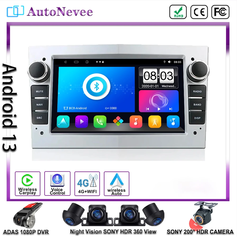 

Android Car Radio For Opel Astra H G J Antara Vectra C Zafira B Vivaro Meriva Vectra Stereo NO 2DIN Multimedia Navigation Screen