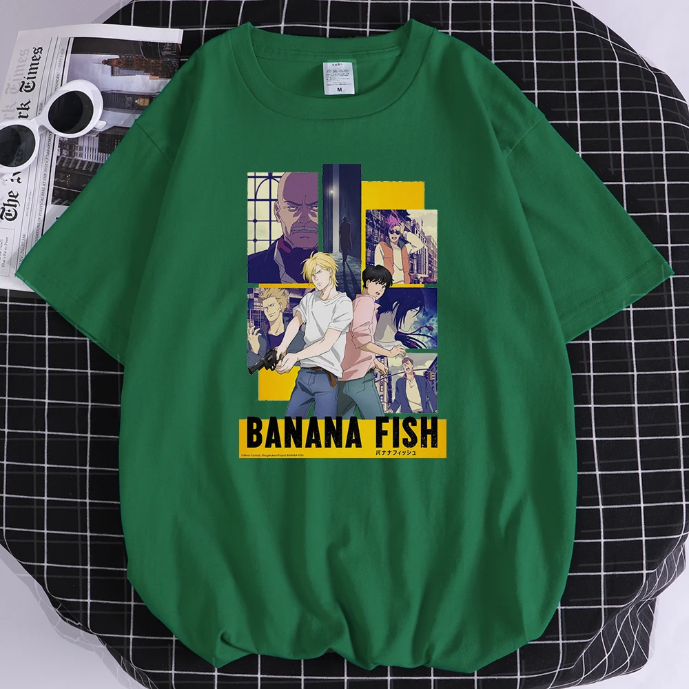 

Partners Fighting Side By Side Print Male T-shirt Breathable Casual T-shirt Regular Sleeve Tee Shirts Hip Hop Soft Man Tshirt