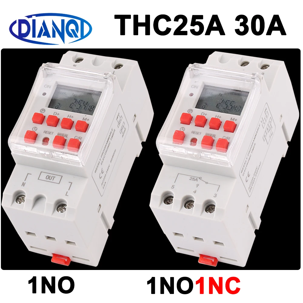 Таймер Цифровой Программируемый на неделю 220 В 230 12 переменного тока