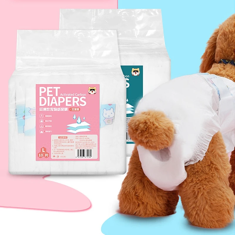 

Pet Sanitary Supplies Disposable Pet Physiological Pants Super Water Absorption Capacity Dog Diapers Puppy Diaper Mat