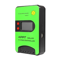 Solar Charge Controller PV Energy System Product Kit Home MPPT Solar Charger Controllers 12V 24V 20A Max Soft Green Power