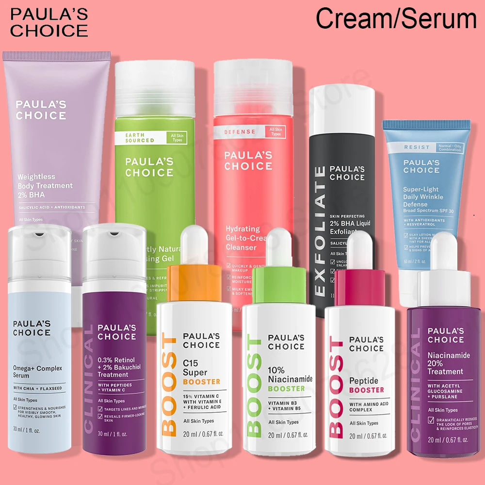 

Paula‘s Choice Skin Care Day Or Night Face And Eye Serum Bha Liquid Exfoliante moisturizer Booster Vitamin C For All Skiin Types